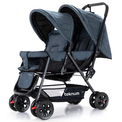 Eazy Kids Teknum Double Baby Stroller